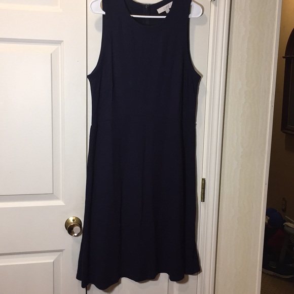 LOFT Dresses & Skirts - LOFT Navy Blue Size 16 Dress NWT